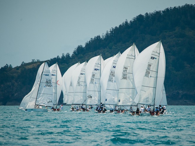 Fleet shot - SB20 World Championships 2012 © Hamilton Island Photography http://photos.hamiltonisland.com.au